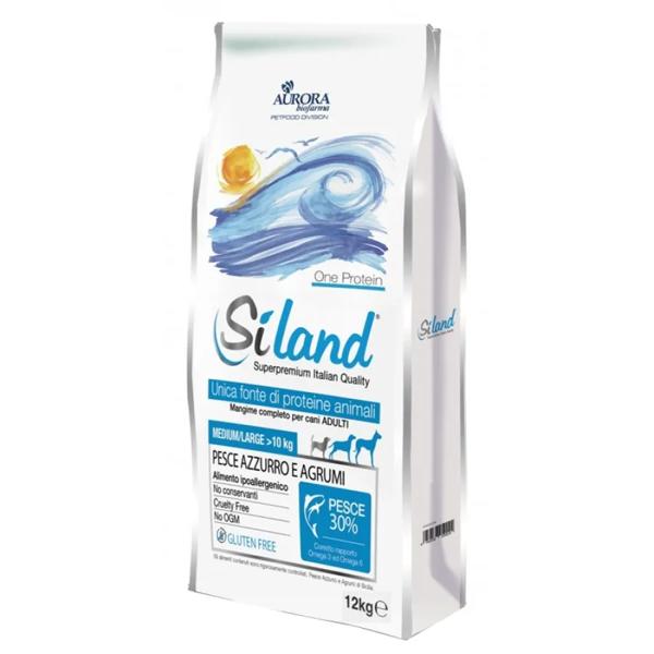 Siland Diet Ad M/L Pesce Azzurro E Agrumi Mangime Completo Per Cani Sacco Da 12 Kg