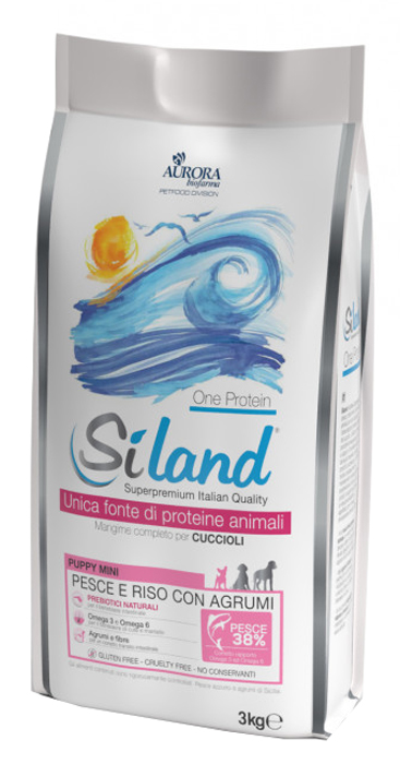 Siland Cane One Protein Puppy&amp;Junior Mini Pesce Azzurro, Riso &amp; Agrumi 3 Kg — confronto prezzi