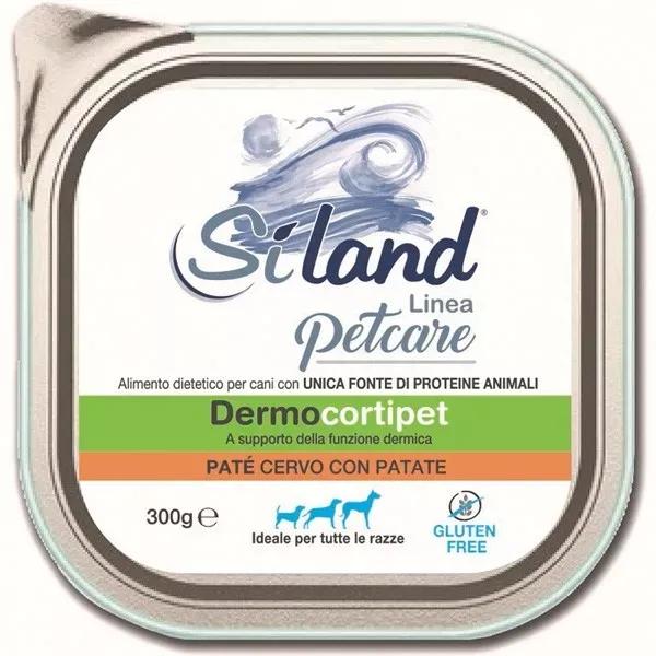 Siland Dermocortipet Cervo e Patate Patè Alimento Umido Dermatite e Pelle Sensibile Cani 300 g