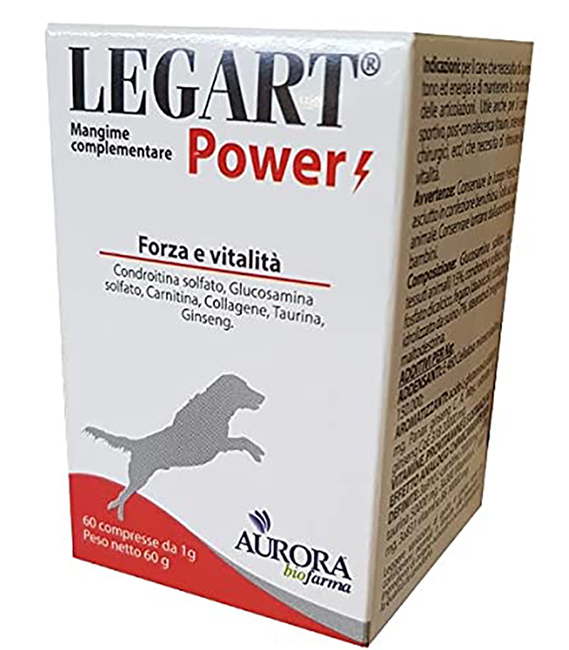 Legart Power Mangime Complementare Supporto Articolare e Cartilagini Cani 20 Compresse
