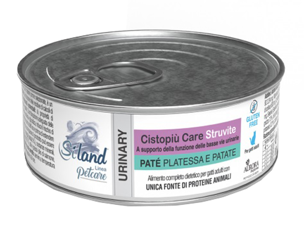 Siland cistopiu' care struvite umido gatto platessa patate 85 g
