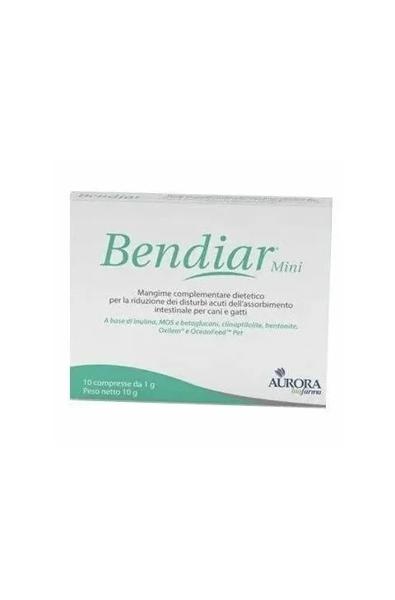 Bendiar Mini Mangime Complementare Probiotico per Intestino Cani Piccoli e Gatti 10 Compresse