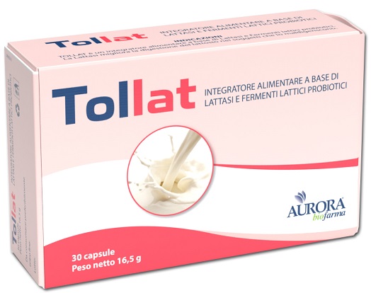Tollat Integratore per Intolleranza al Lattosio 30 Capsule
