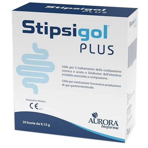 Stipsigol Plus per Stipsi Cronica con Macrogol 3350 20 Bustine — confronto prezzi