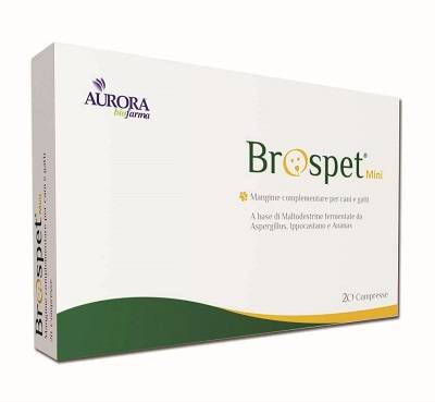 Brospet Mini Integratore Drenante Cane 20 Compresse — confronto prezzi