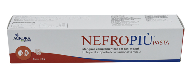 Nefropiù Pasta Mangime Complementare Cani e Gatti Siringa 30 g