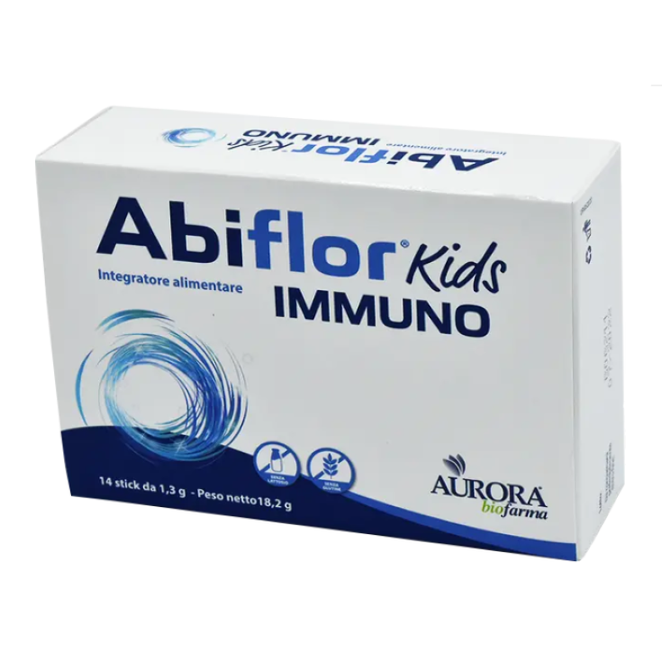 Abiflor Kids Immuno Integratore Difese Immunitarie Bambini 14 Stick Orosolubili