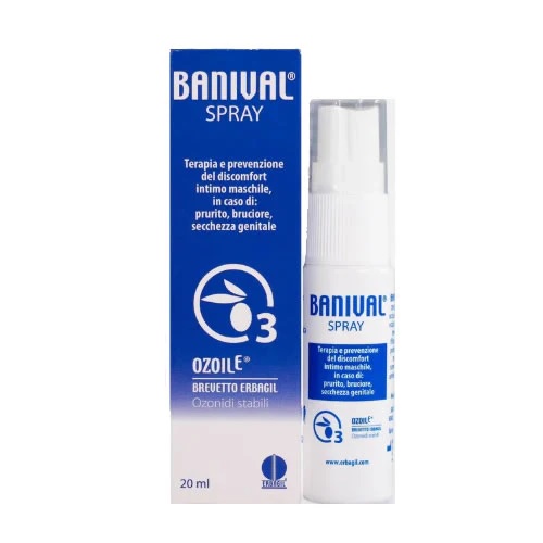 Banival Spray Terapia E Prevenzione Di Discomfort Intimo Maschile In Caso Di Prurito Bruciore E Secchezza Genitale 20ml — confronto prezzi
