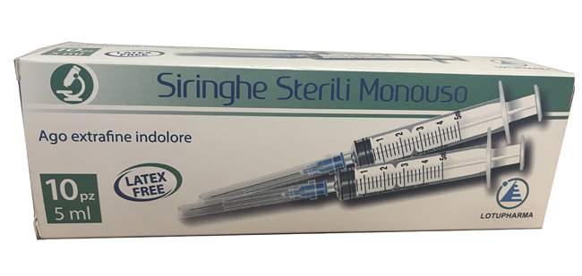 LOTUPHARMA SIRINGA 5ML 10PZ — confronto prezzi