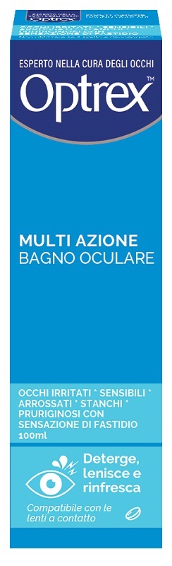 Optrex Multi Azione Bagno Oculare per Occhi Stanchi Arrossati e Irritati, 100ml — confronto prezzi