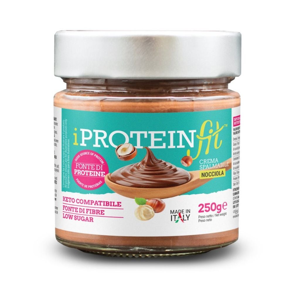IProteinFit Crema Spalmabile Proteica alla Nocciola, 250g