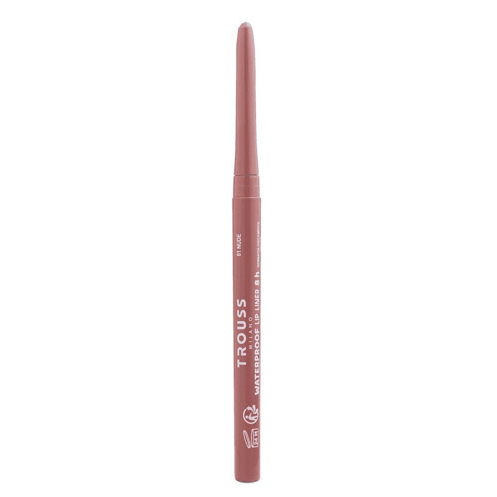 Trouss Lip Liner Waterproof Matita Labbra Cremosa Punta Retrattile Long Lasting Colore Nude