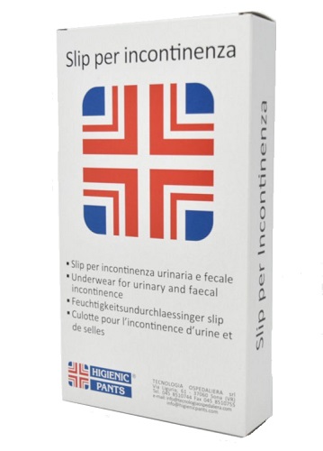 Mutandina per incontinenza con bottoni standard colore bianco misura 3