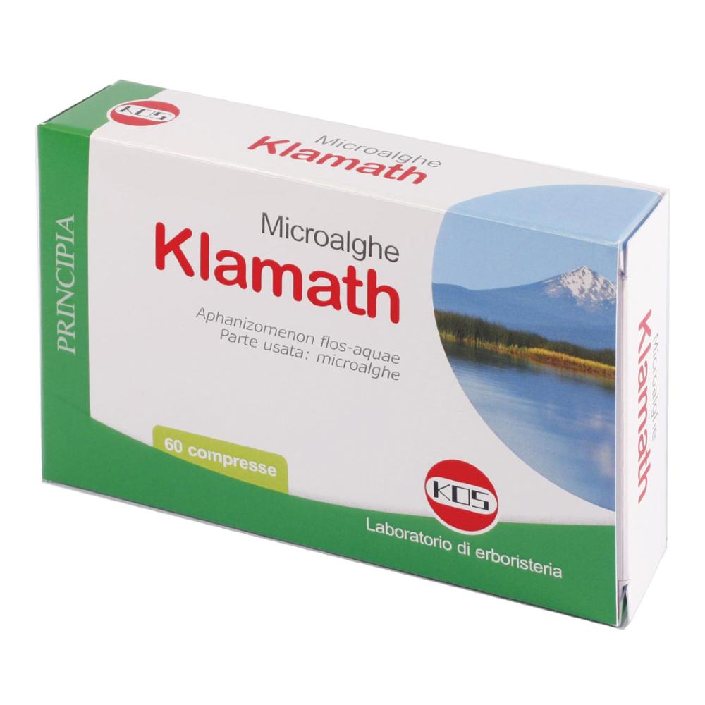Kos Microalghe Klamath Integratore Tono Dell'Umore 60 Compresse