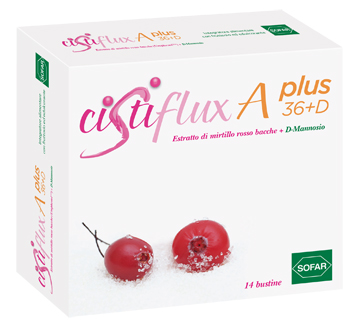 Cistiflux Plus Integratore con D-Mannosio per Benessere Vie Urinarie 14 Bustine