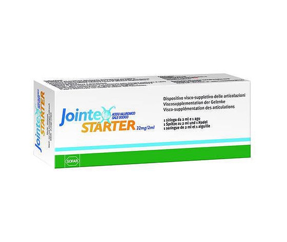 Jointex Starter - 3 siringhe preriempite a base di Acido Ialuronico 1,6% - 32 mg - 2 ml — confronto prezzi