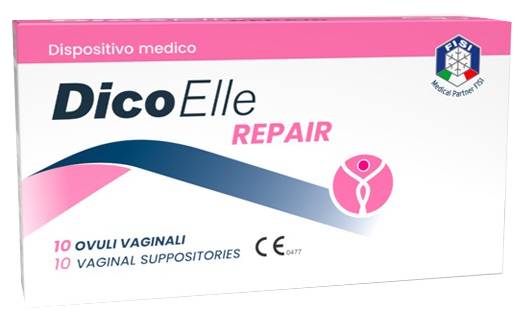 Dicoelle Repair Ovuli Vaginali Idratanti e Riparatori Mucosa Intima 10 Ovuli