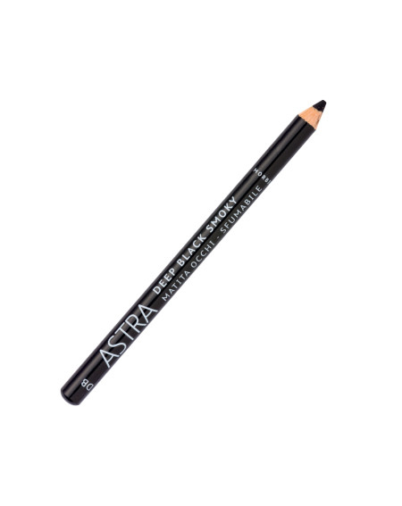 ASTRA Make-UP Deep Black Smoky - Matita Occhi Nera Sfumabile 1 pz Make up
