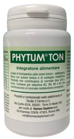 Phytum Ton Integratore Tonico-adattogeno 30 Compresse