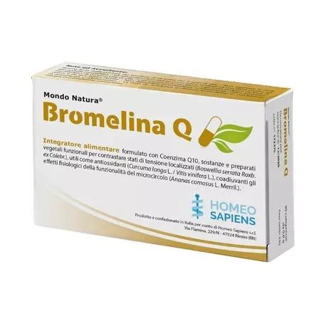 Homeo Sapiens Bromelina Q Integratore Antiossidante 30 Compresse