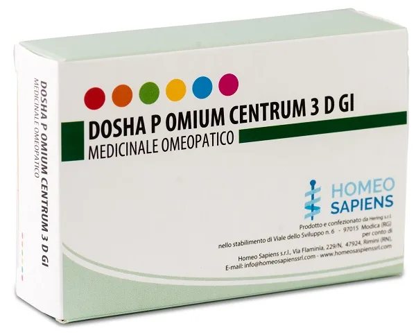 Homeo Sapiens Dosha P Omium Centrum 3 D GI 30 pz Capsule