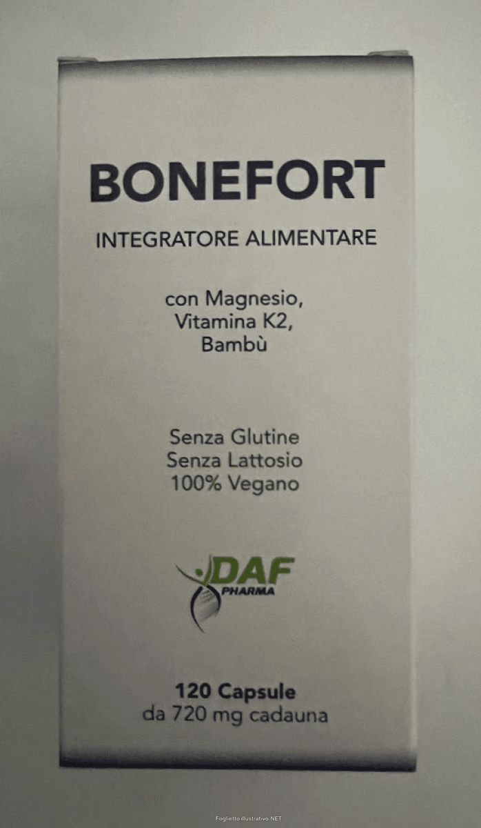 Bonefort Integratore Per La Salute Delle Ossa E Del Sistema Muscolare 120 Capsule — confronto prezzi