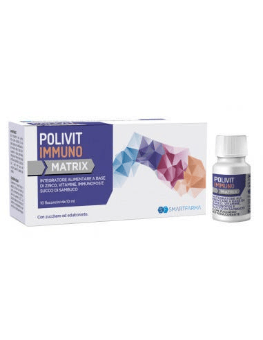 Polivit Immuno Matrix Integratore Difese Immunitarie 10 Flaconcini Da 10 Ml — confronto prezzi