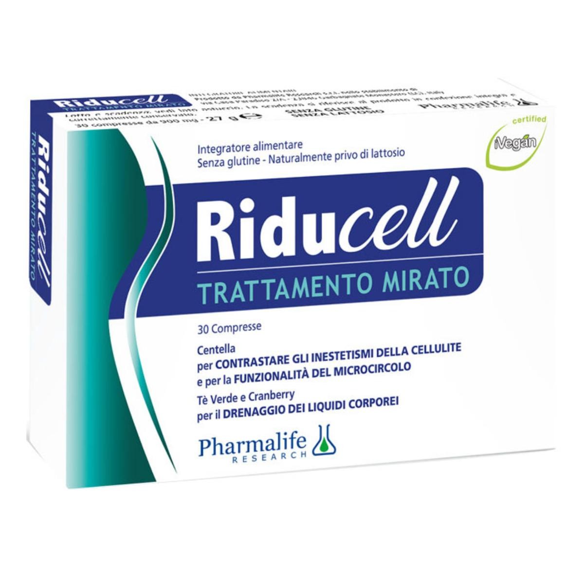 Riducell Trattamento Mirato Integratore Per Contrastare La Cellulite E Per La Funzionalità Del Microcircolo 30 Compresse — confronto prezzi