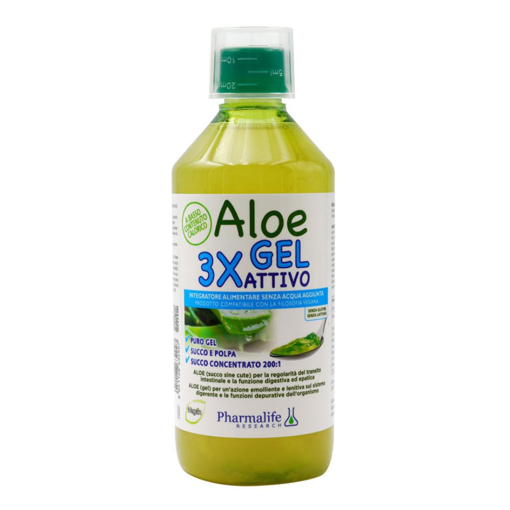 Aloe gel 3x attivo 500 ml