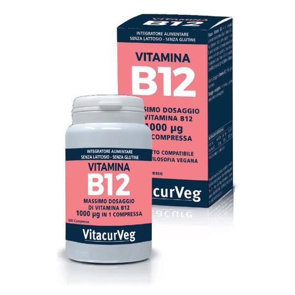 Pharmalife Vitacurveg Integratore di Vitamina B12 100 Compresse