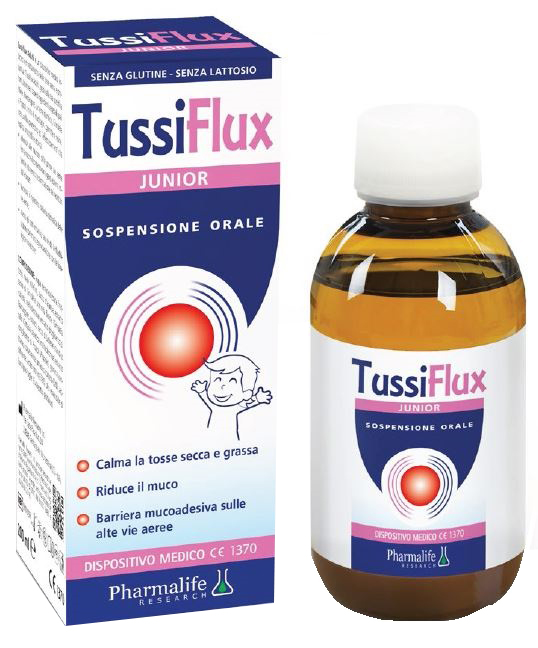 Pharmalife Research Tussiflux Junior Dispositivo Medico, 200ml