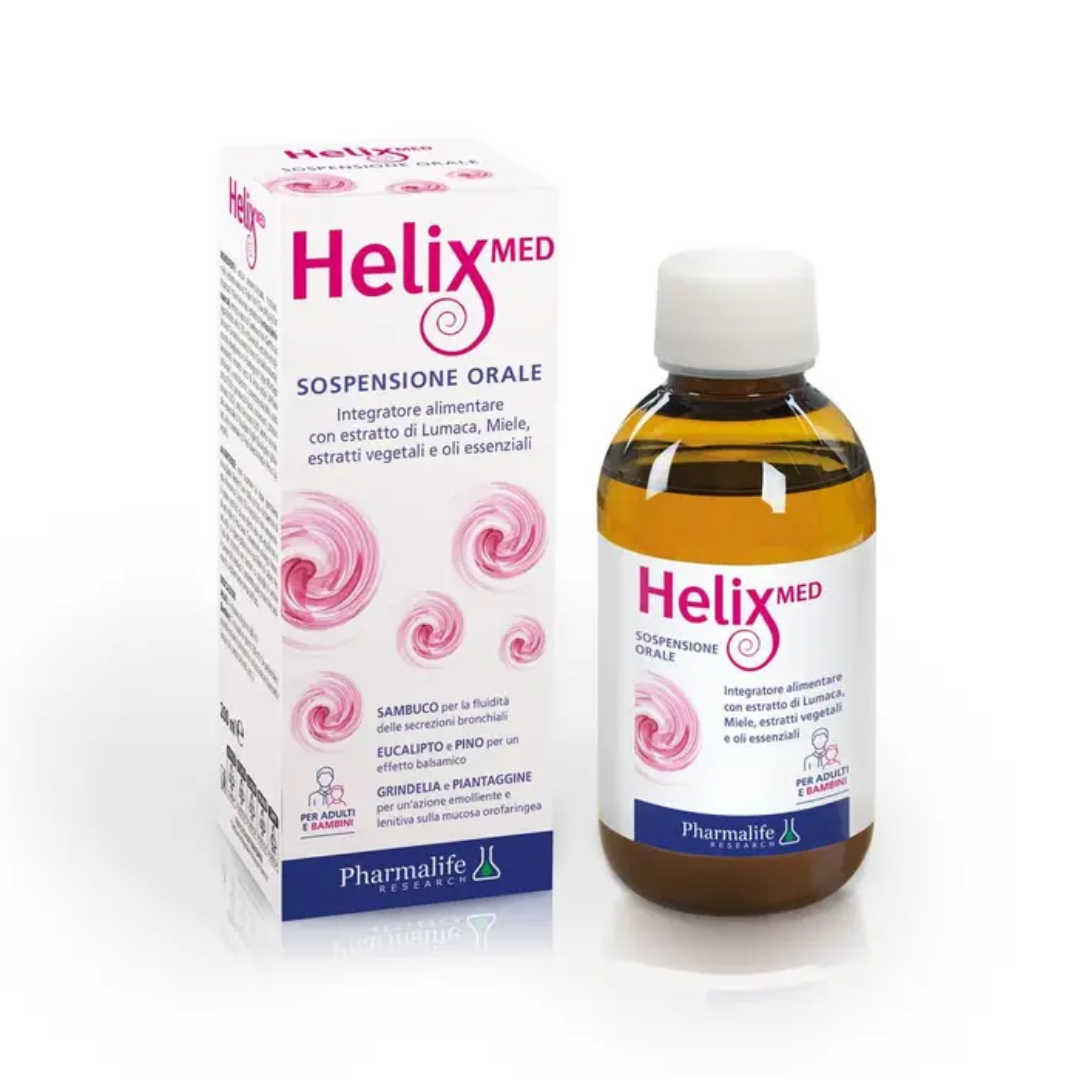 Pharmalife Research Helix Med Sospensione Orale Integratore Secrezioni Bronchiali, 200ml