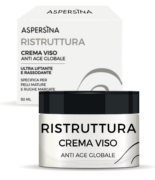 Pharmalife Research Aspersina - Ristruttura Crema Viso Anti Age, 50ml