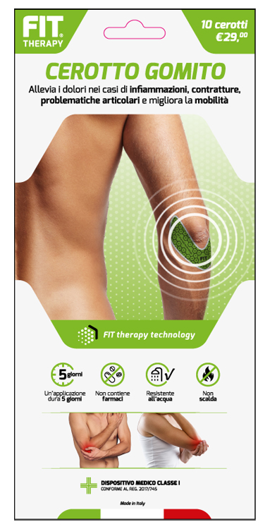 Fit Therapy Patch Cerotto Gomito, 10 cerotti