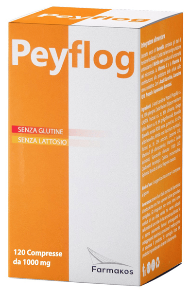 Peyflog Integratore Alimentare per Microcircolo e Tensione Localizzata, 120 Compresse — confronto prezzi