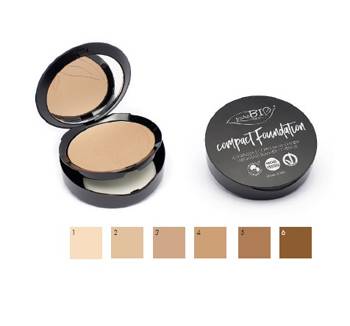 Purobio Cosmetics Fondotinta Compatto Tonalità 02 9 g
