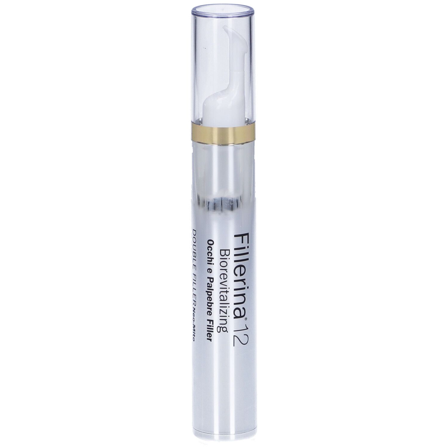 LABO Fillerina 12 Double Filler Neo Mito Occhi E Palpebre Gel Biorevitalizing Grado 4 Bio Dispenser Eye Massage Tip 15 ml