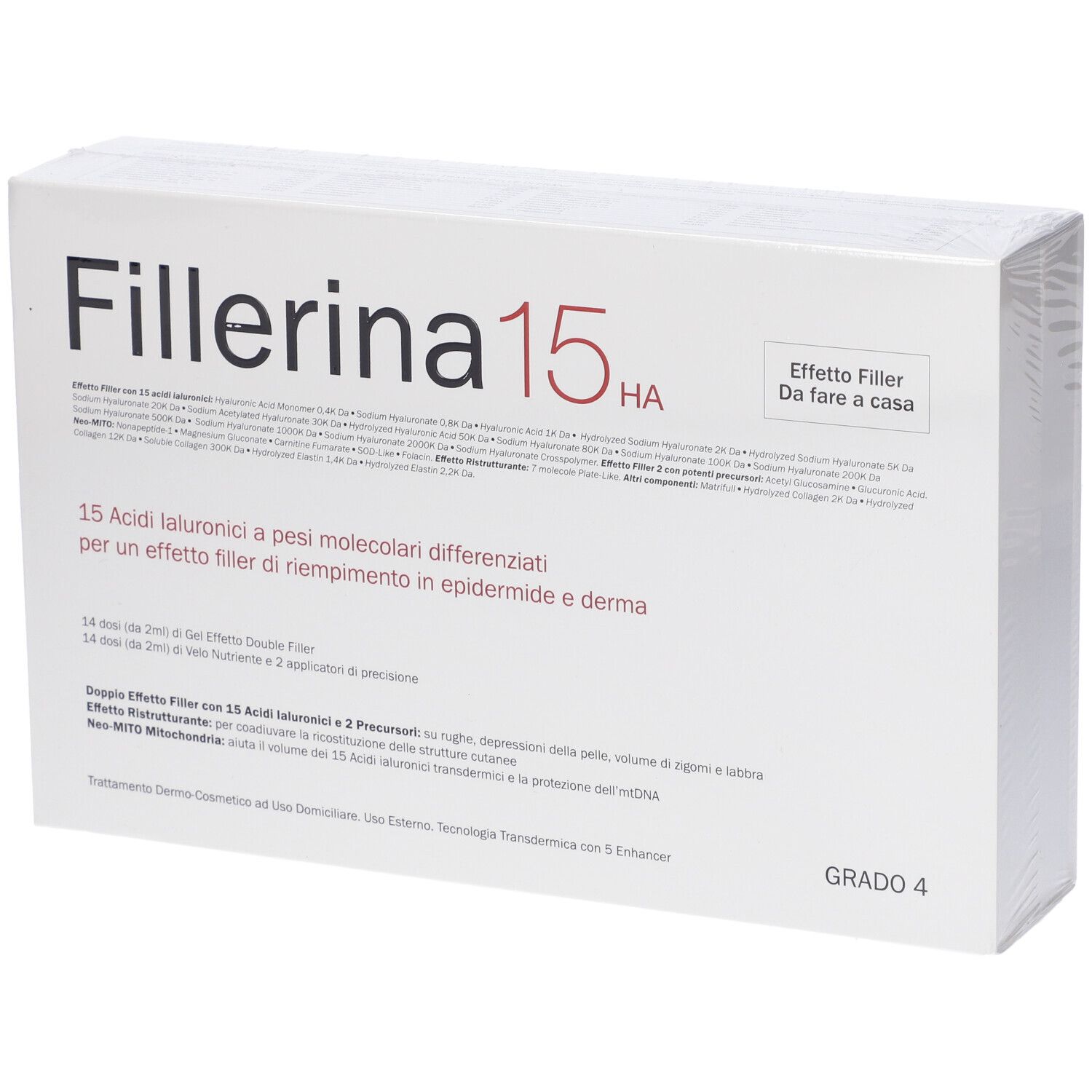 Fillerina 15 Ha Base Grado 4 Flacone 30+30 ml 60 Soluzione