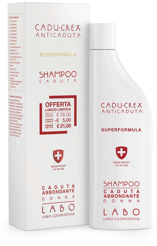 Labo Shampoo Cadu-Crex Caduta Superformula Abbondante Donna 150 ml