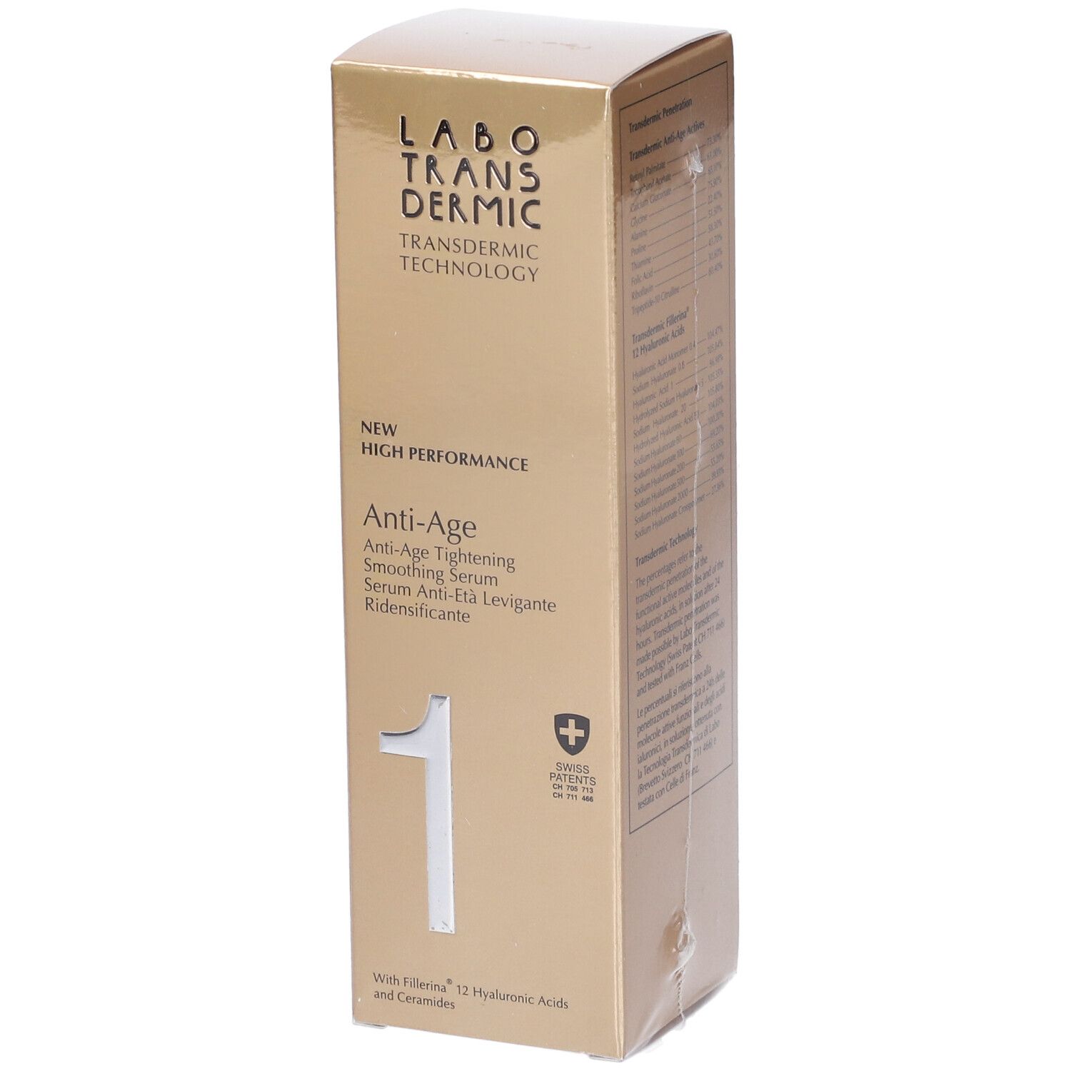 Labo Transdermic Advanced Siero Anti-Età Levigante Ridensificante 30 ml