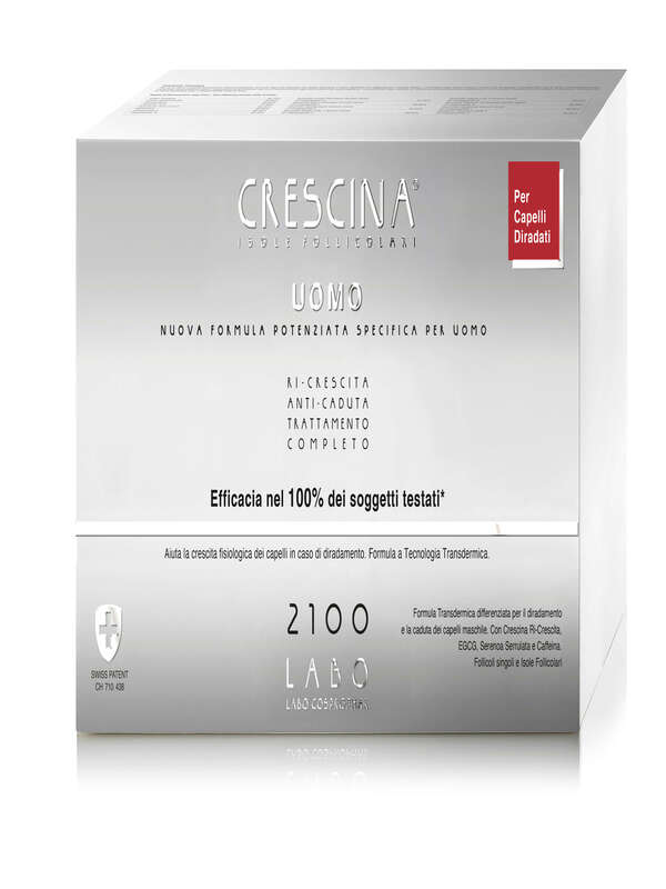 Crescina Isole Follicolari Trattamento Completo Uomo 2100 Fsp 20+20 Fiale Da 3,5 Ml