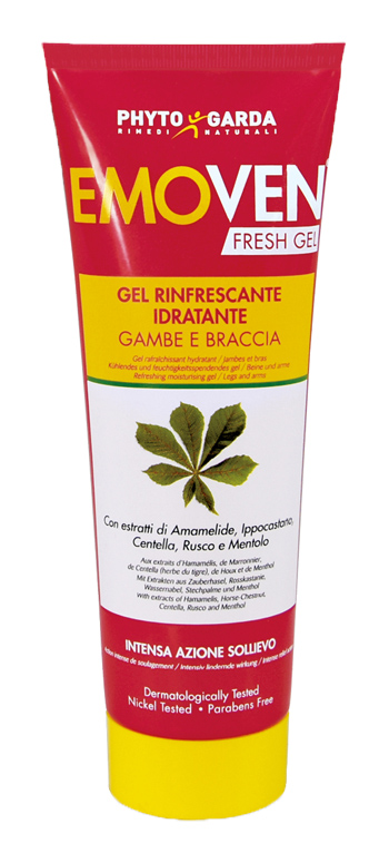 Emoven Fresh Gel Con Mentolo 125ml - Gel Rinfrescante per Gambe e Piedi Stanchi