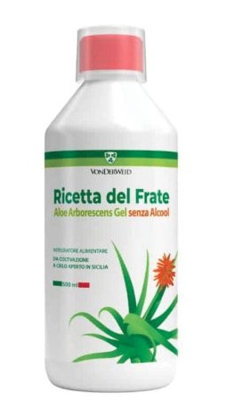 Vonderweid Ricetta del Frate Aloe Arborescens Gel Senza Alcool 500ml