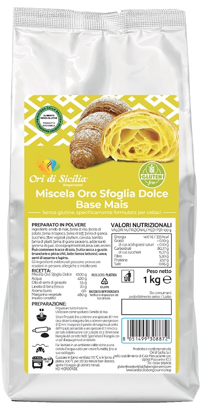 Ori di sicilia mix oro sfoglia dolce base mais 1 kg — confronto prezzi