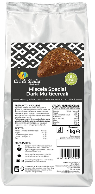 Ori di sicilia mix speciale dark multicereali 1 kg — confronto prezzi