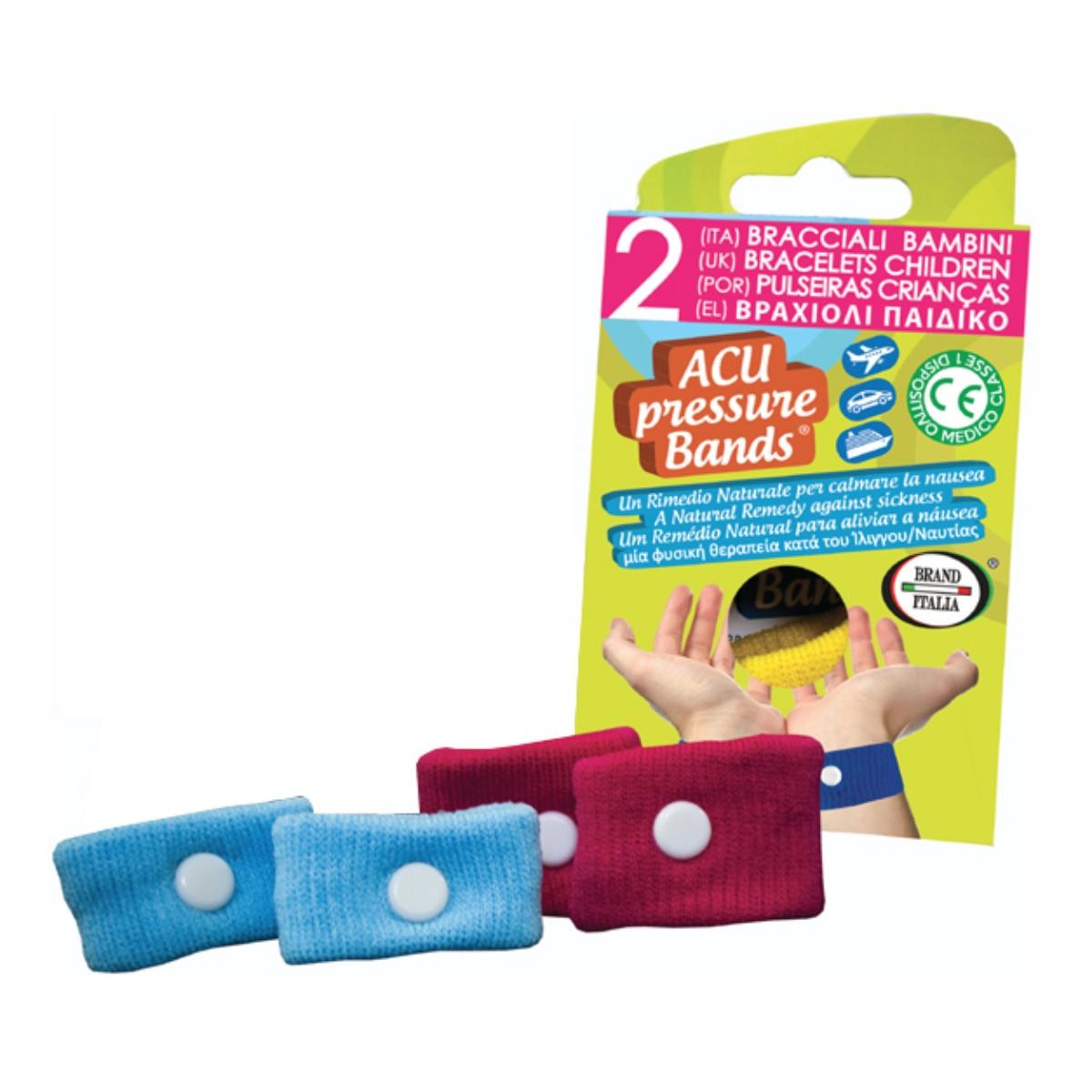 Bracciale acu pressure band bambini 2 pezzi — confronto prezzi
