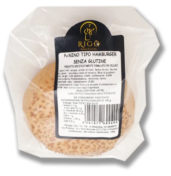 Rigo' panino tipo hamburger 100 g — confronto prezzi