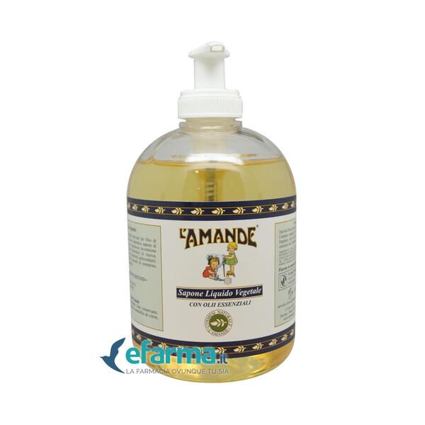 L'Amande Marseille Sapone Liquido Vegetale Olii Essenziali 500 ml
