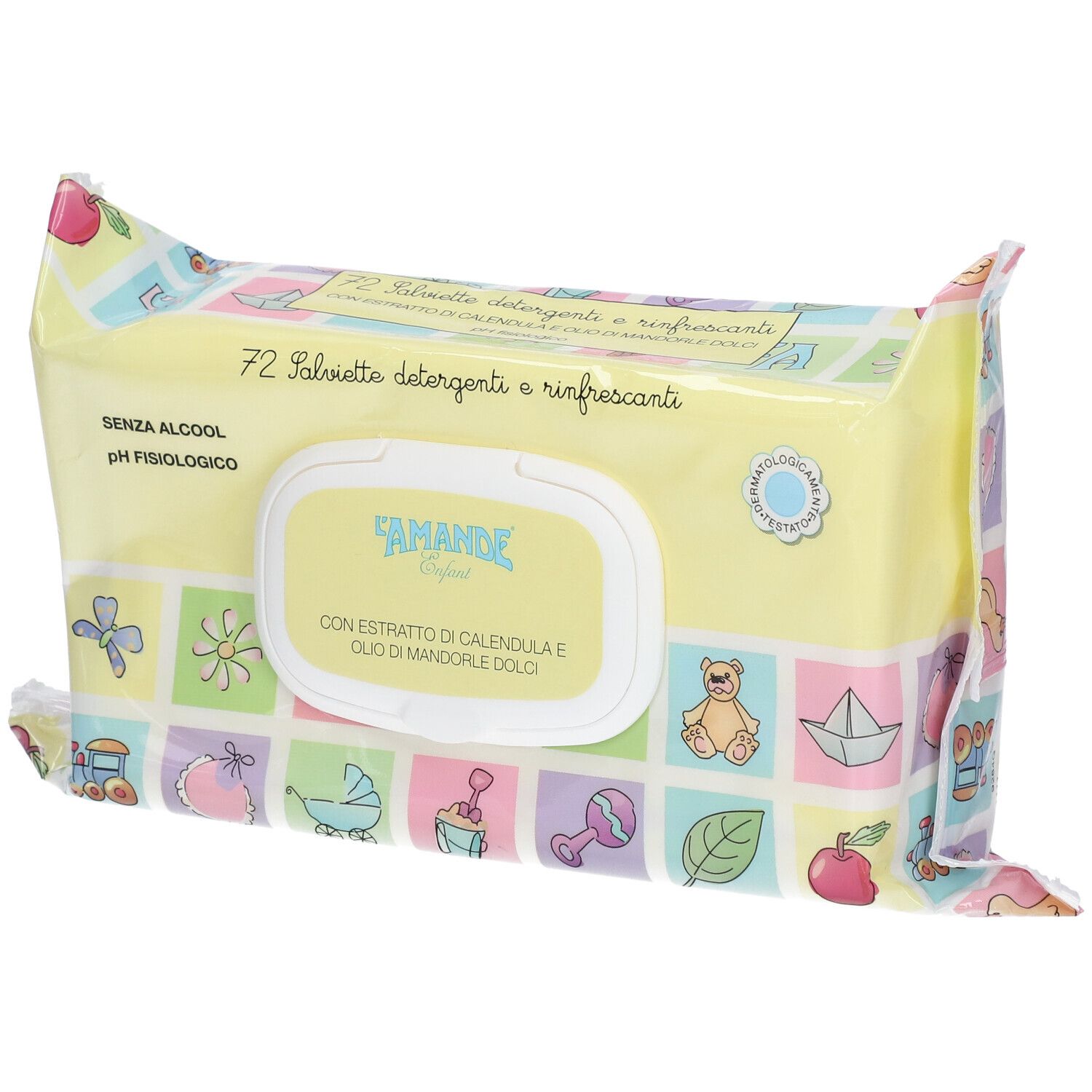 L'Amande Enfant Salviette Detergenti 72 pezzi