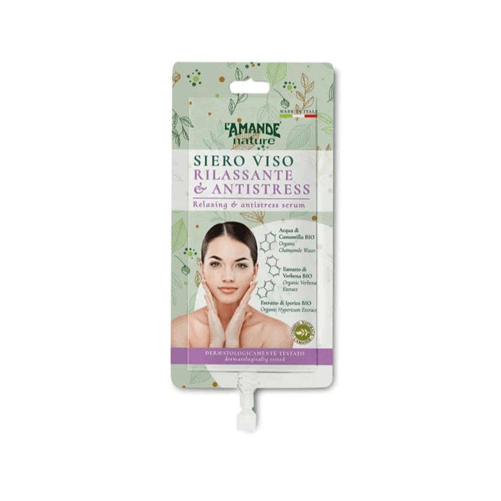 L'Amande Nature - Siero Viso Rilassante Antistress, 15ml